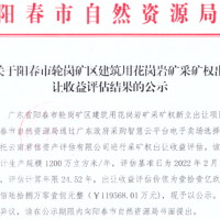 大灣區附近再出年產(chǎn)1200萬(wàn)方超級大礦 底價(jià)12億元！